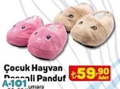 JUNO ÇOCUK HAYVAN DESENLİ PANDUF